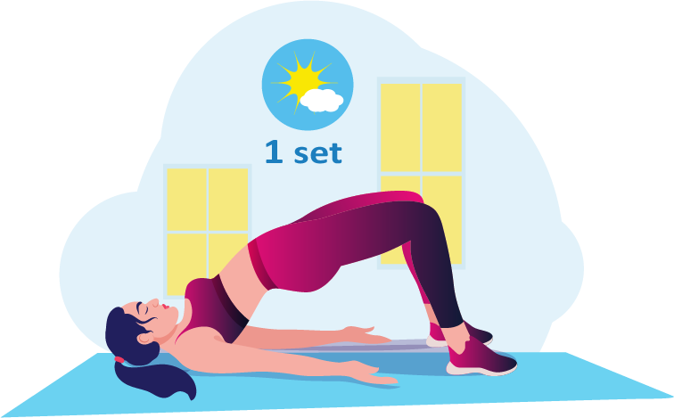 Kegel exercise : Morning